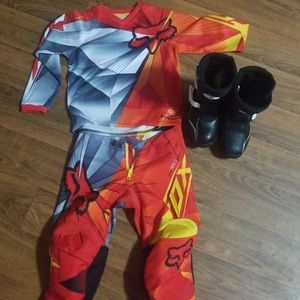 Fox riding outfit with boots